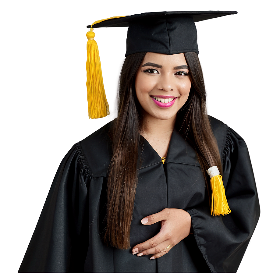 Student With Graduation Cap Png 05232024