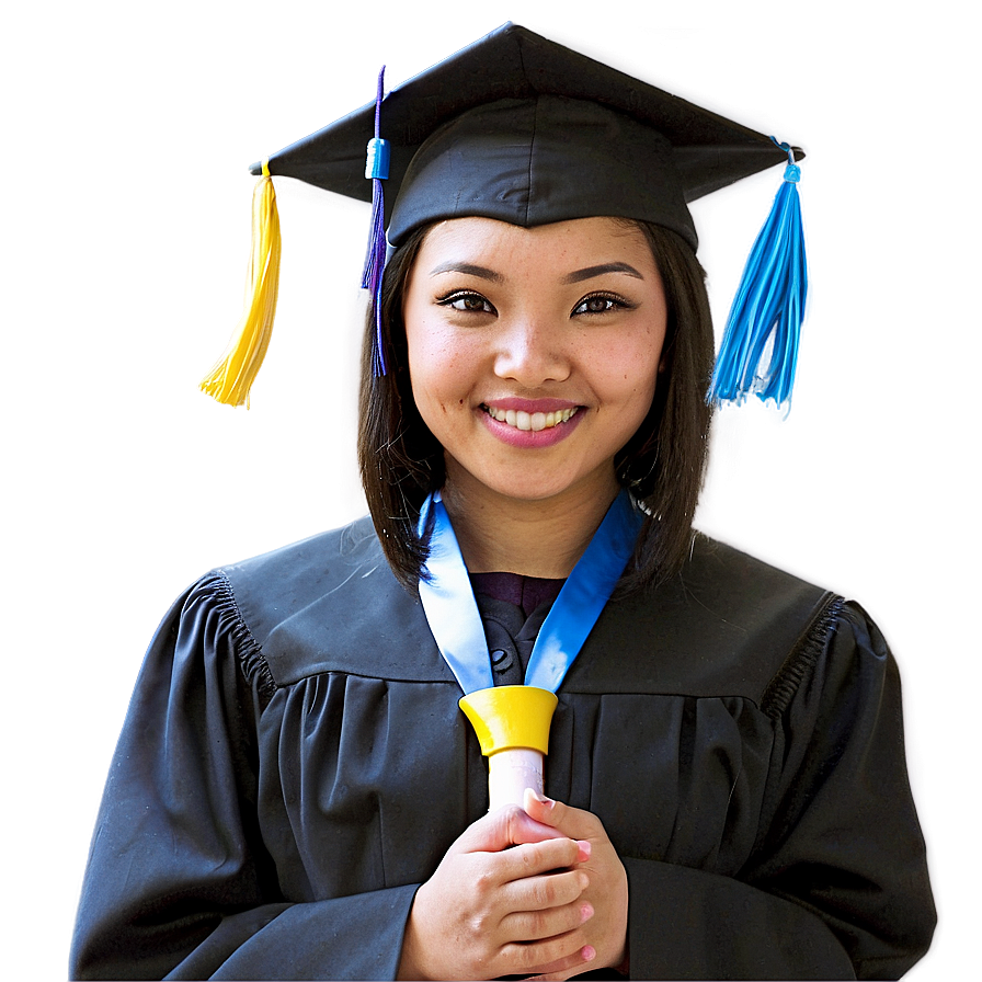 Student With Graduation Cap Png 48