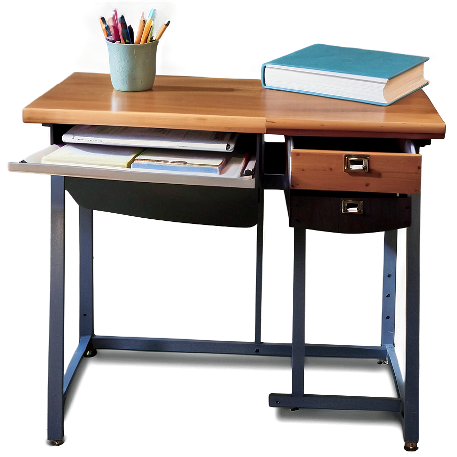 Study Desk Organization Ideas PNG 05212024 PNG with transparent background