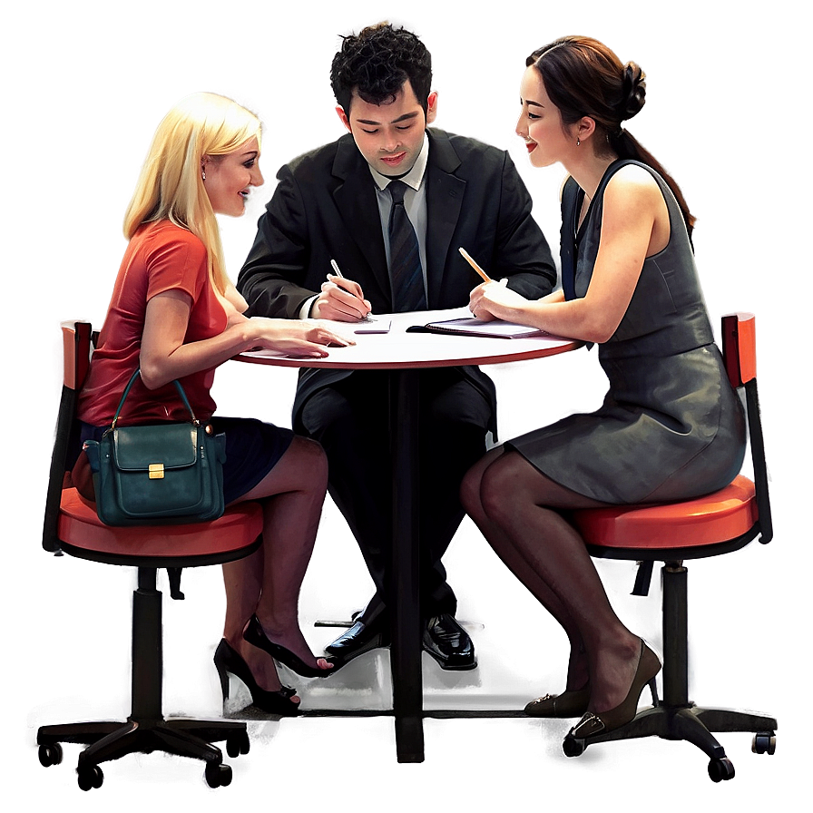 Study Group Illustration PNG 05212024 PNG with transparent background