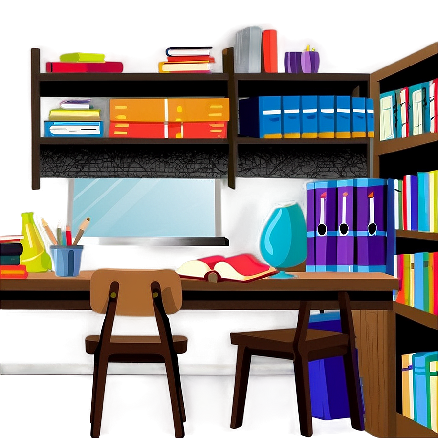 Study Space Makeover PNG mky PNG with transparent background