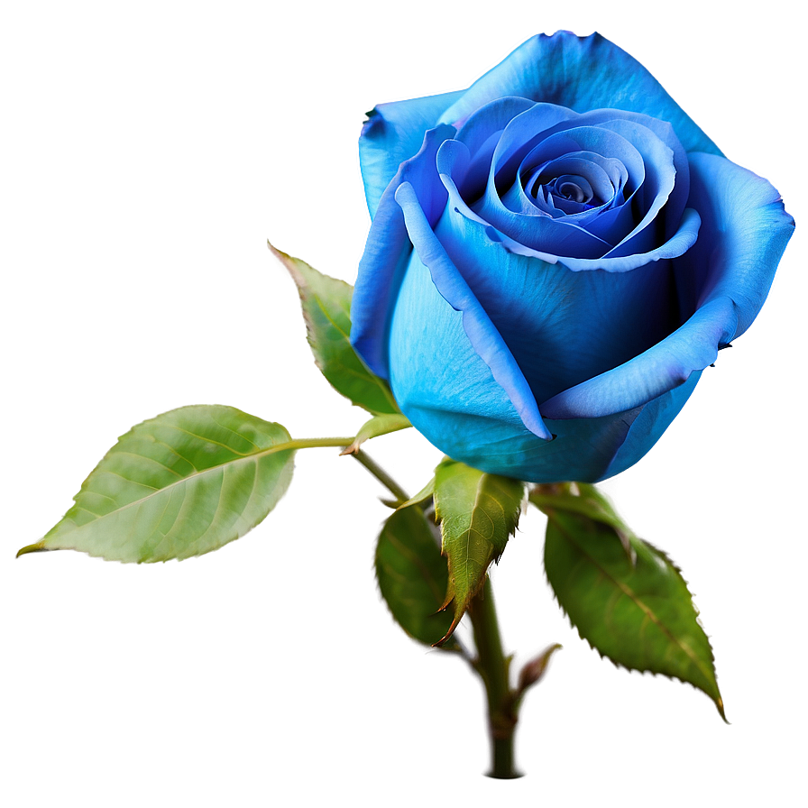Stunning Blue Rose PNG 06202024 PNG with transparent background