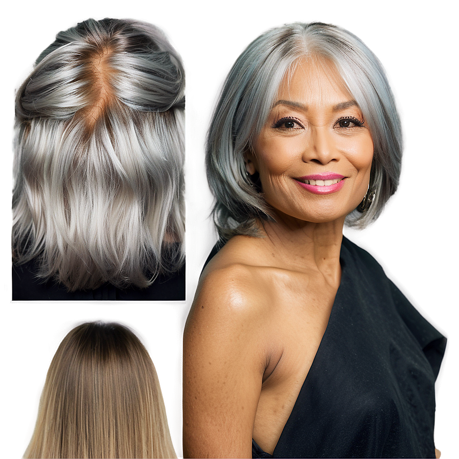 Stunning Grey Hair Shades Png 66