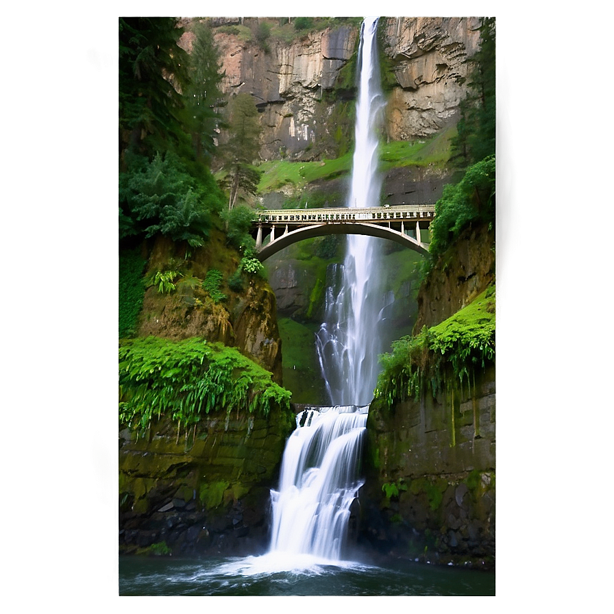 Stunning Multnomah Falls Png Utf79