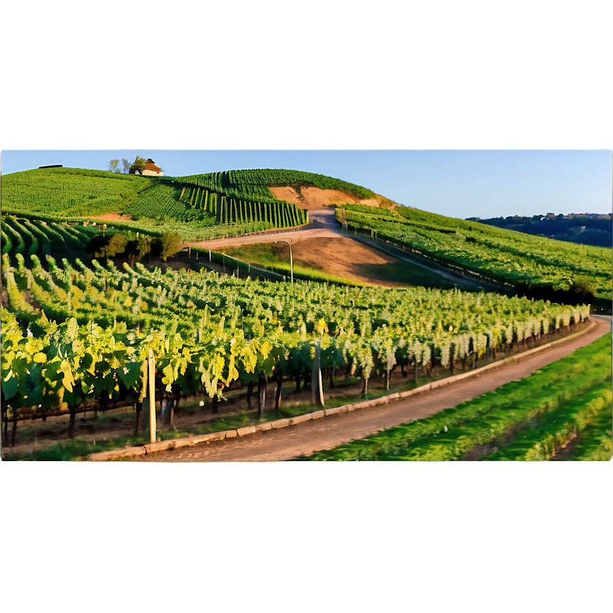 Stuttgart Vineyards Landscape PNG 06112024 PNG with transparent background