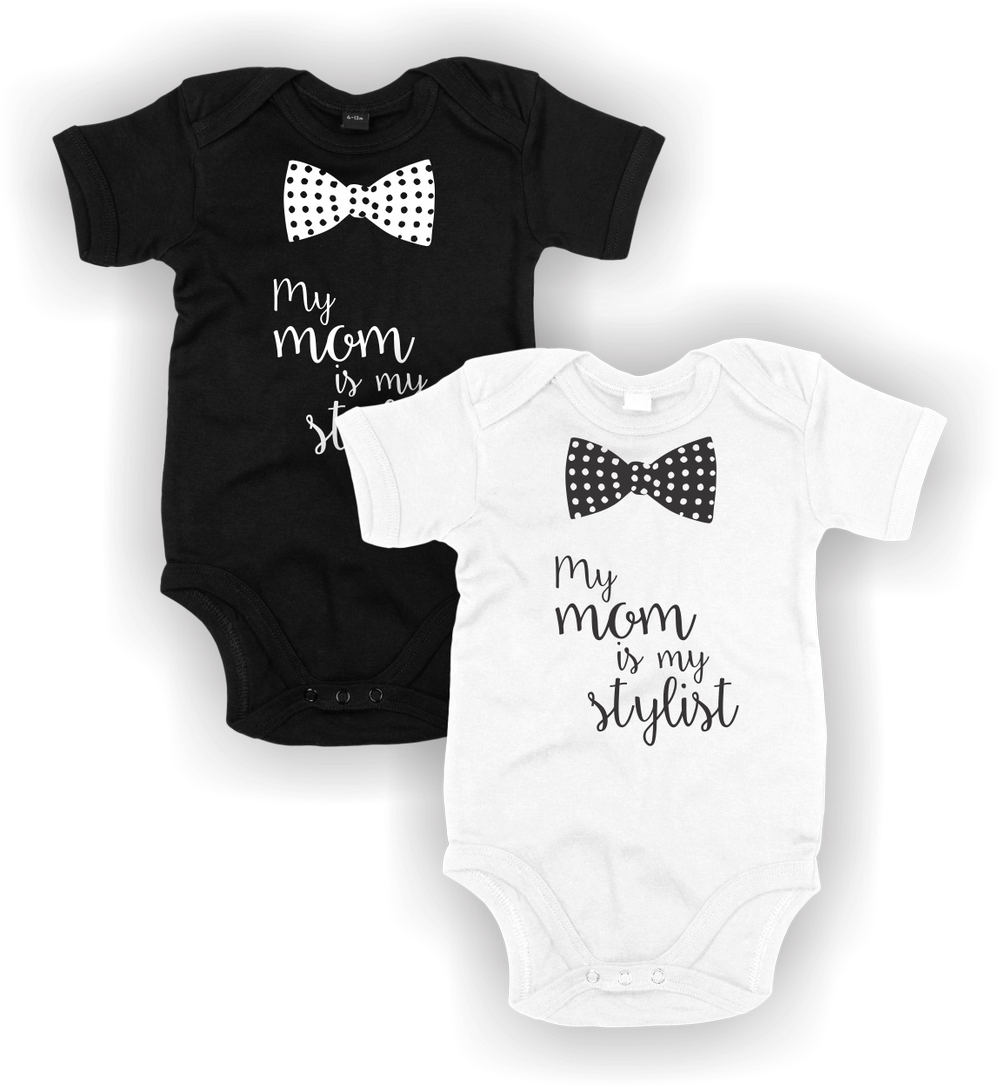 Stylish Baby Onesies Blackand White