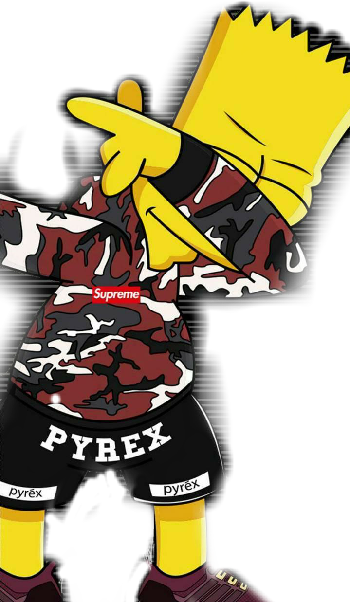 Stylish Bart Simpson Dabbing