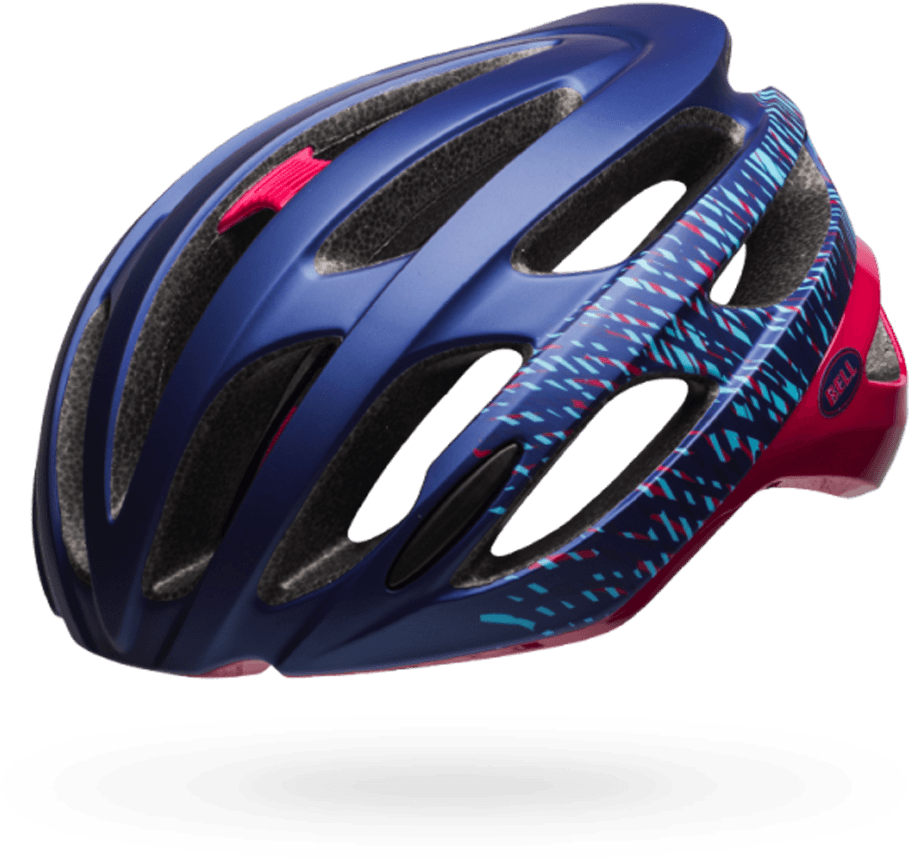 Stylish Blue Bicycle Helmet