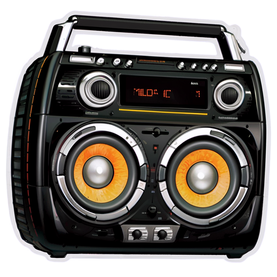 Stylish Boombox Png Scx