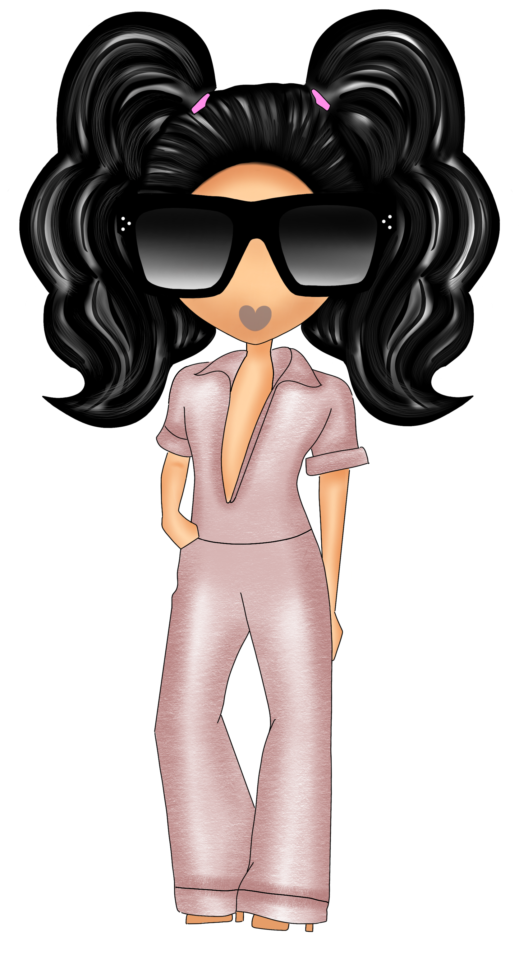 Black Boss Baby Girl Png, Transparent Png PNG with transparent background