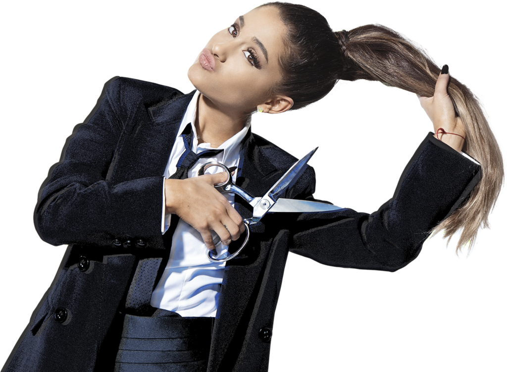 Ariana Grande Cutting Her Hairs Off Png Image, Transparent Png PNG with transparent background