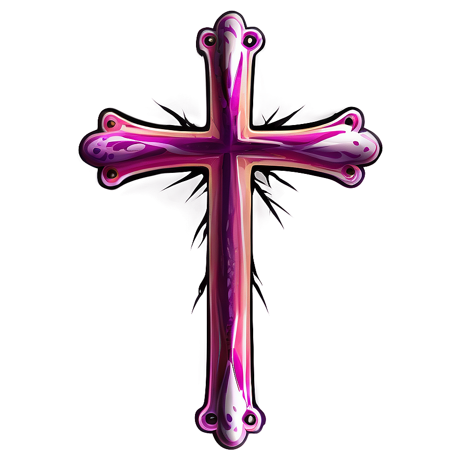 Stylish Cross Artwork Png 30