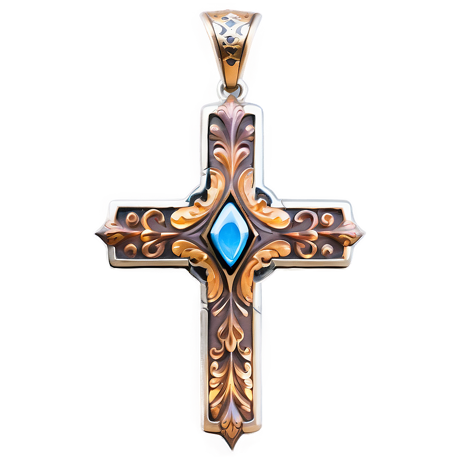 Stylish Cross Artwork Png Xge66