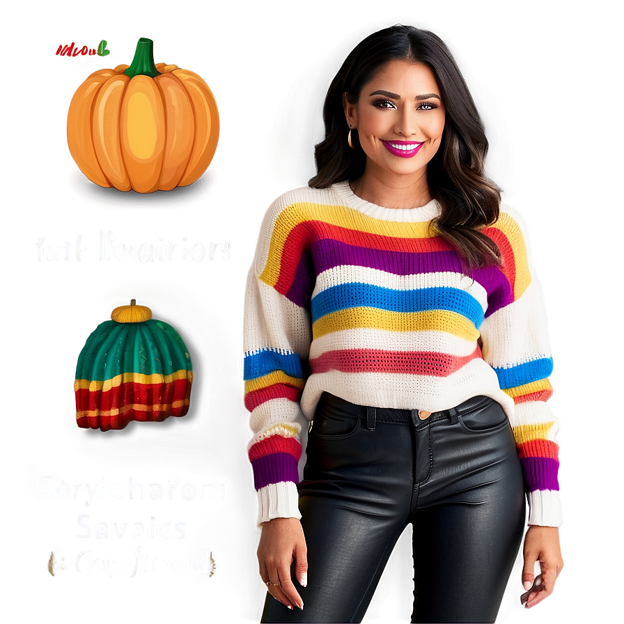 Stylish Fall Sweaters Png 06282024