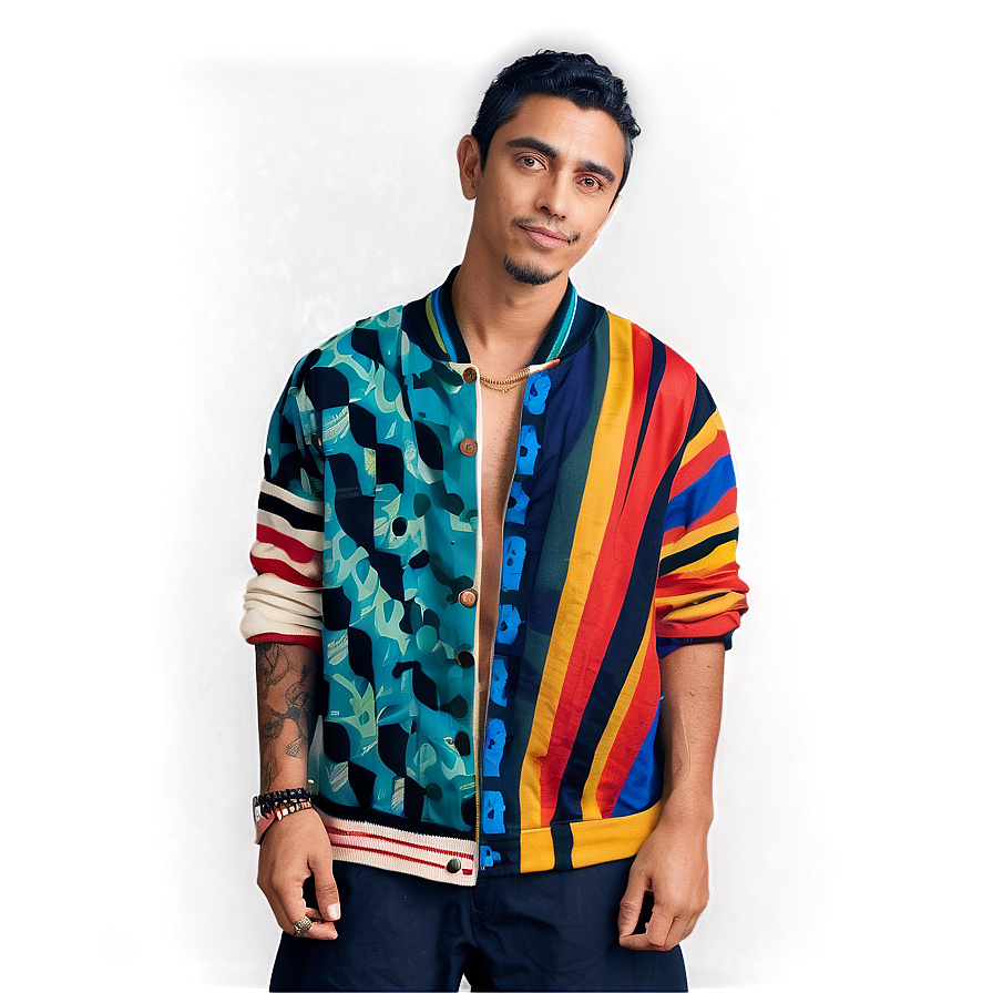 Stylish Manin Colorful Jacket