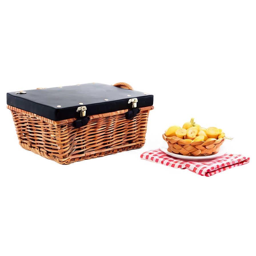 Stylish Picnic Basket Png 06122024