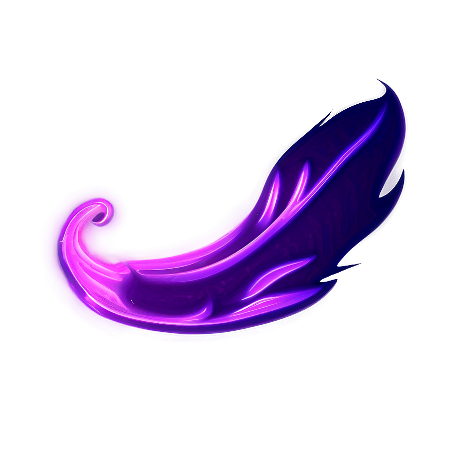 Stylish Purple Flame Png 3