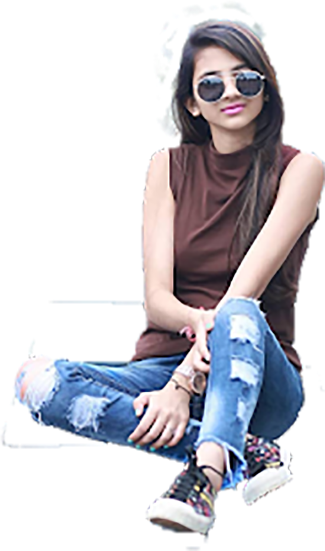 Stylish_ Woman_ Sitting_ Transparent_ Background.png