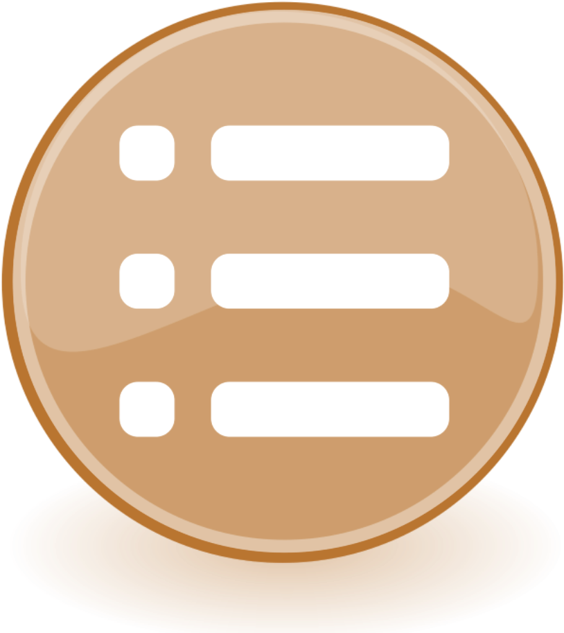 Stylized Agenda Icon