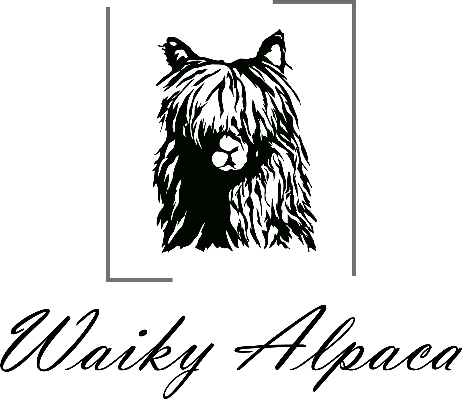 Stylized Alpaca Logo PNG image with a transparent background, free high-resolution download