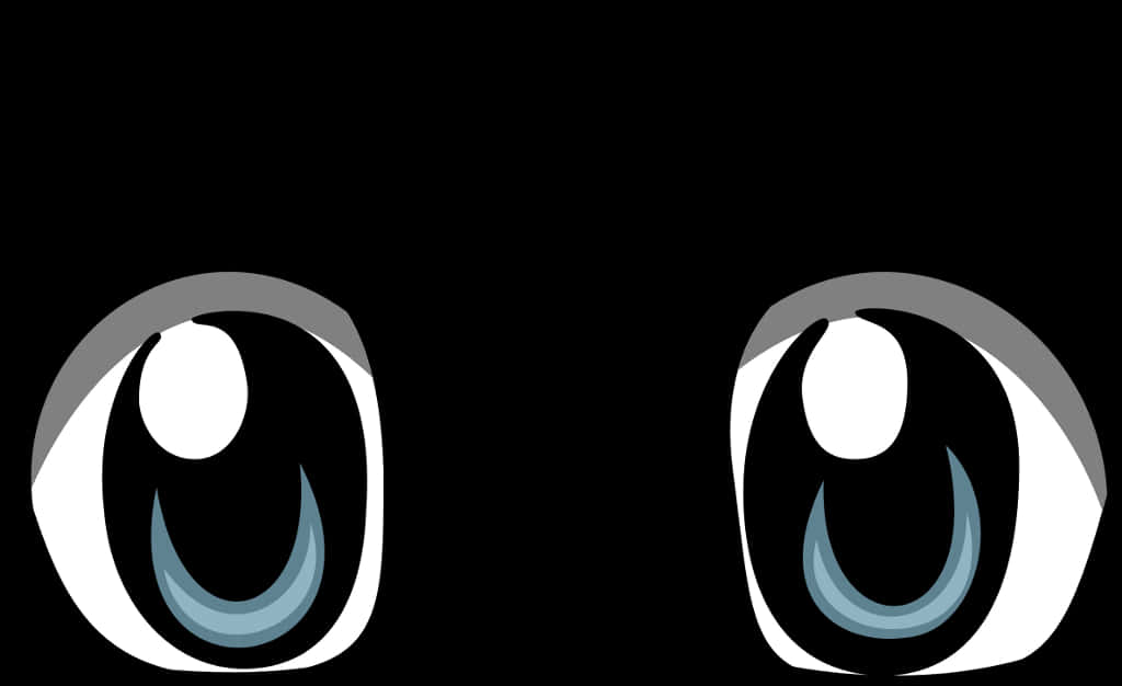 Stylized Anime Eyes Vector