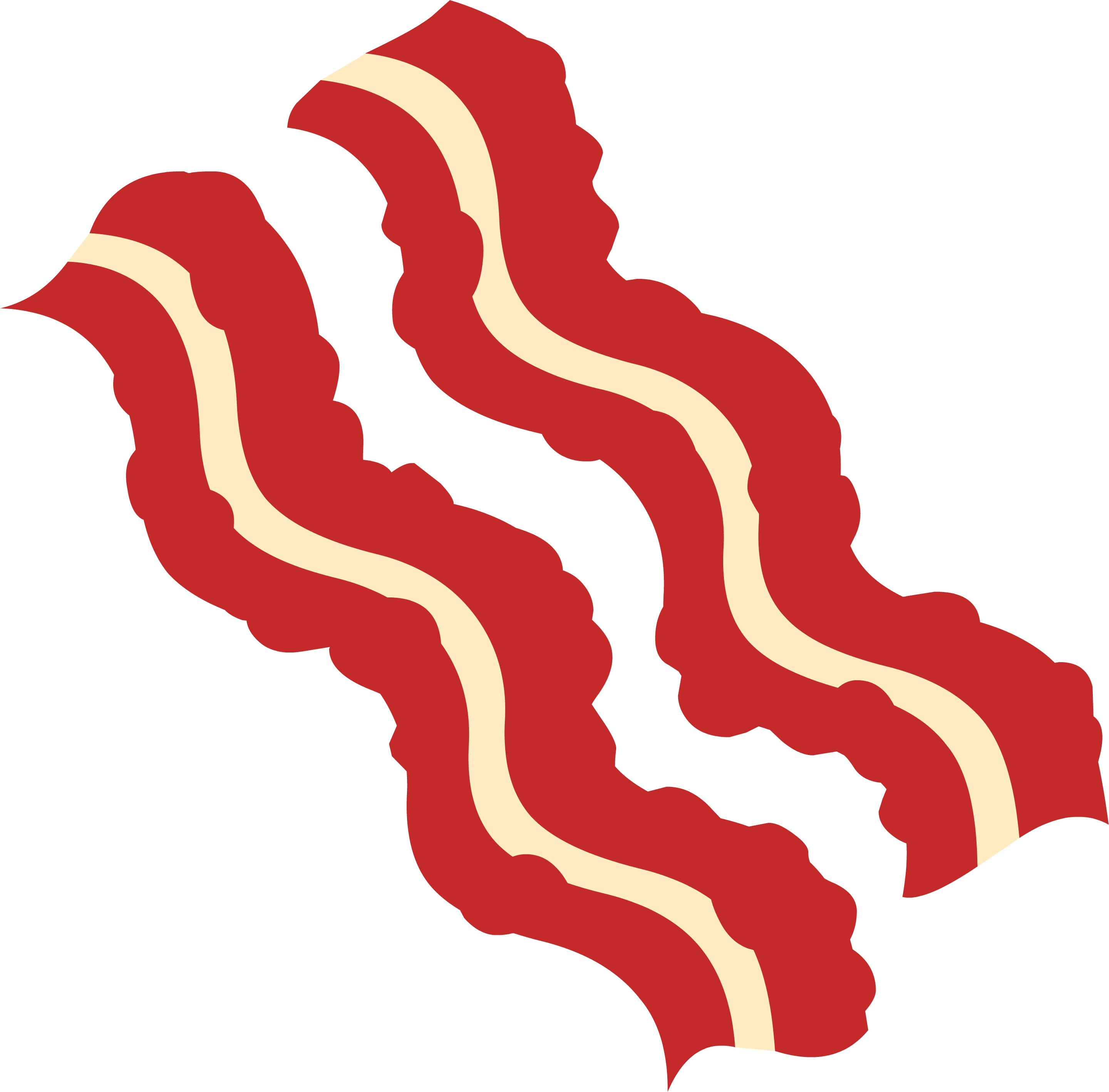 Stylized Bacon Graphic