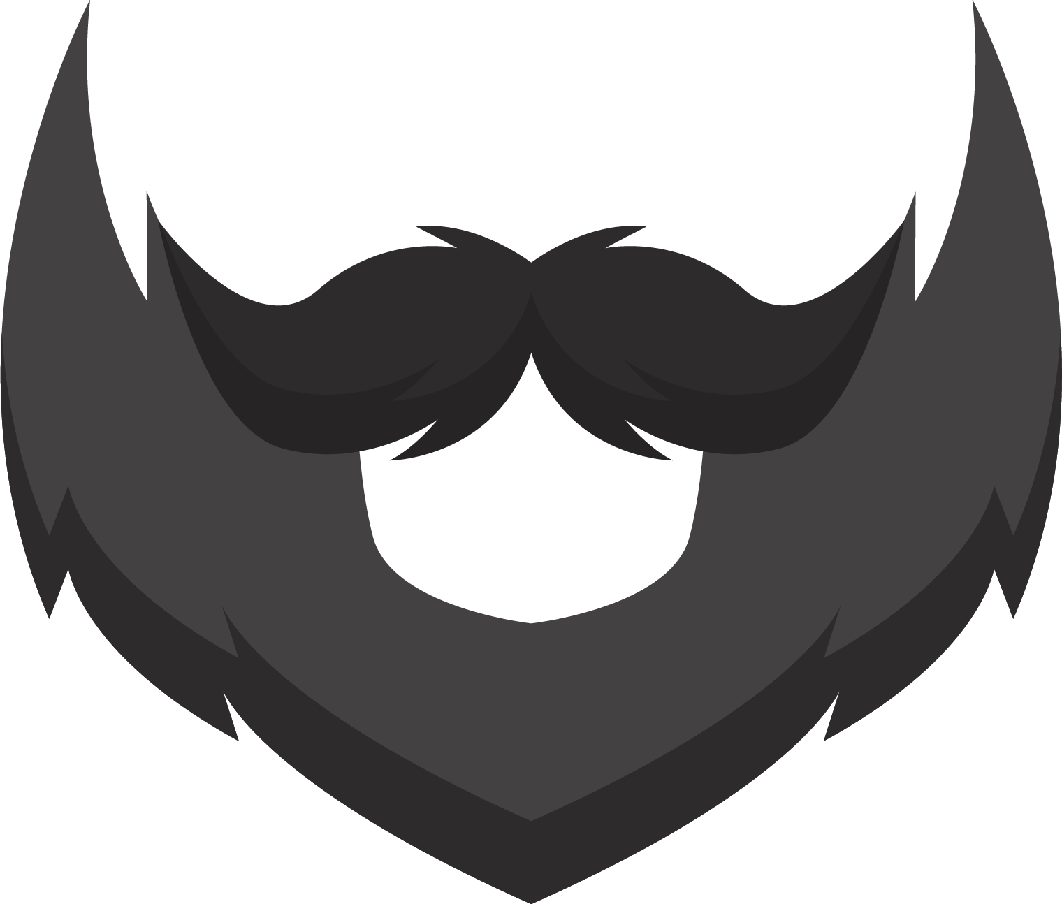 Beard Silhouette Clip Art At Getdrawings - Beard Clipart Png PNG image with a transparent background, free high-resolution download