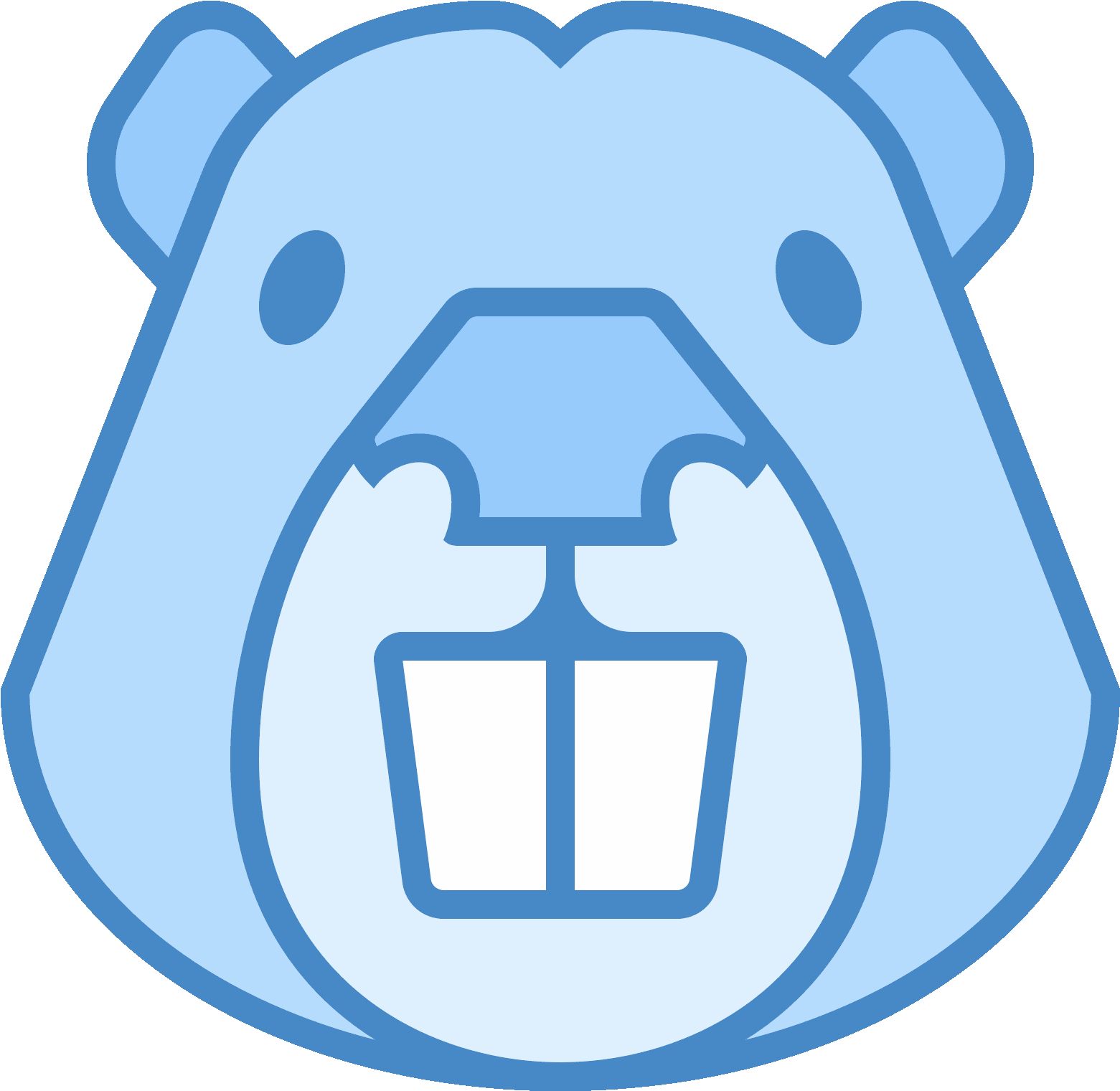 The Face Of The Beaver Stands Out For It's Noticeable - Beaver PNG with transparent background