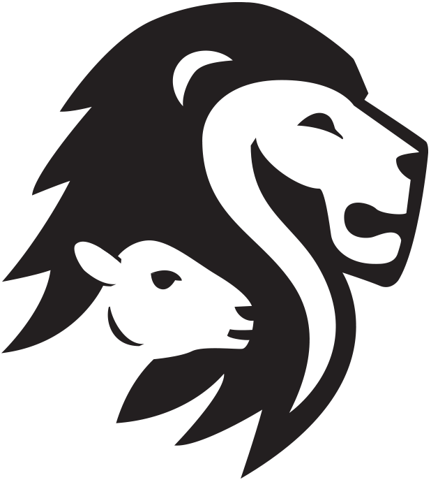 Stylized Black Lion Logo