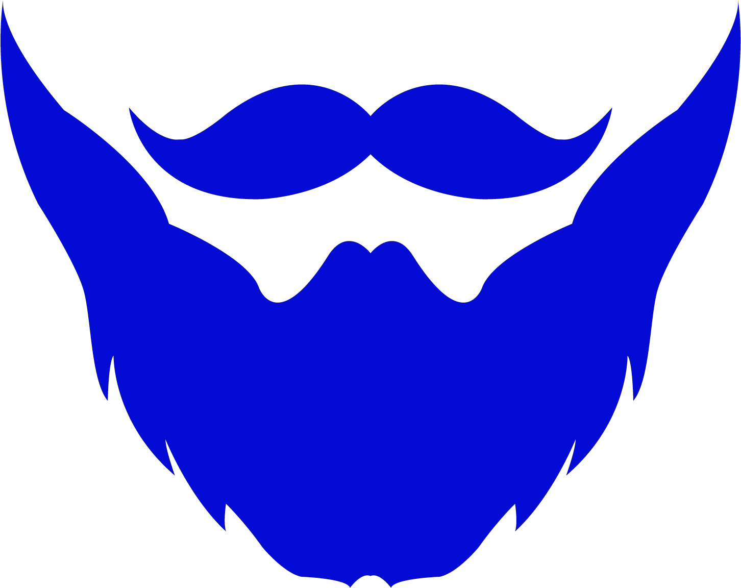 Png Black And White Stock Durham Beards Your Source - Beard And Mustache Logo PNG image with a transparent background, free high-resolution download