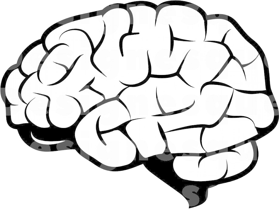 Stylized Brain Clipart