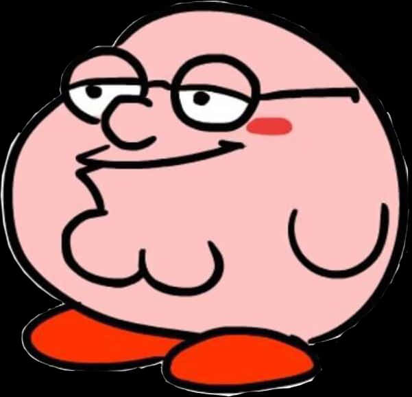 Stylized Cartoon Character Illustration PNG with transparent background