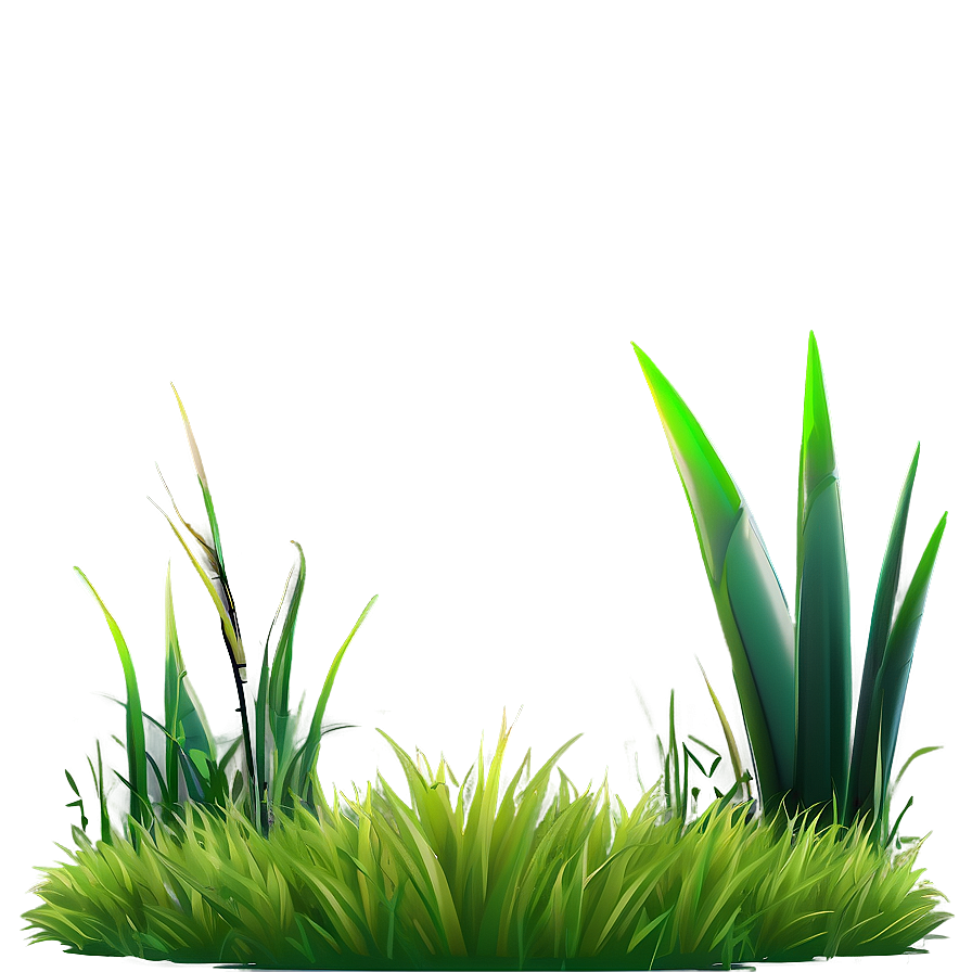 Stylized Cartoon Grass Png 06122024