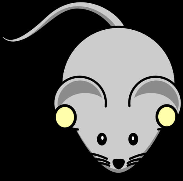 Stylized Cartoon Rat Graphic