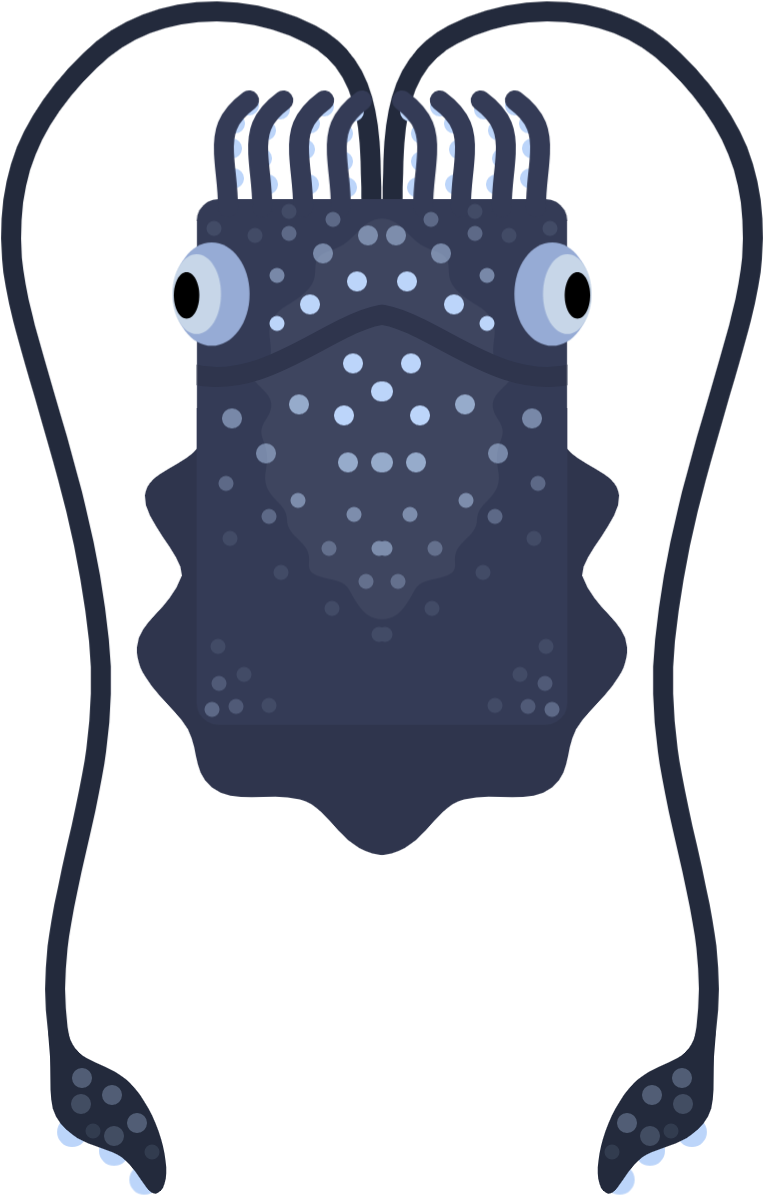 Skinbioluminescent Giant Squid, HD Png Download PNG image with a transparent background, free high-resolution download