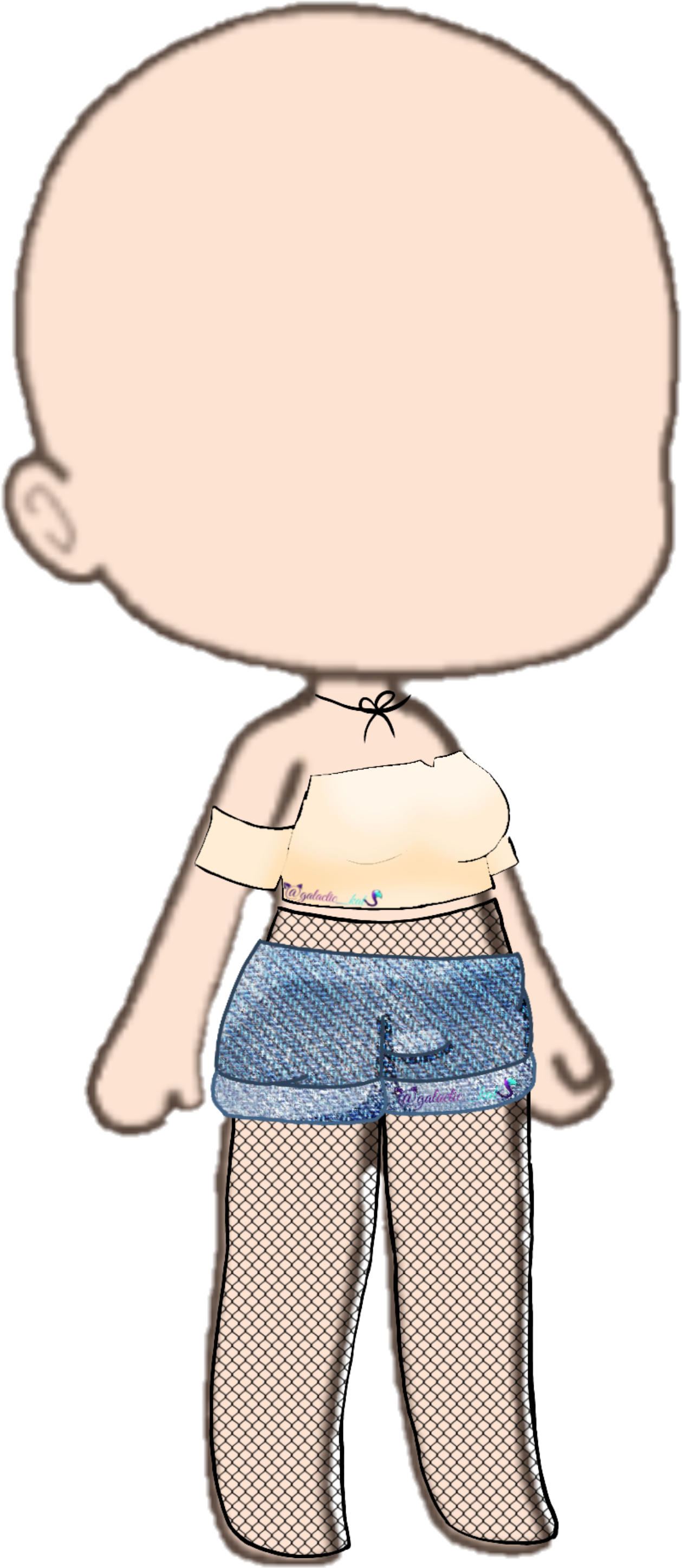 Transparent Suspenders Clip Art - Gacha Life Clothes Edit, HD Png Download PNG image with a transparent background, free high-resolution download