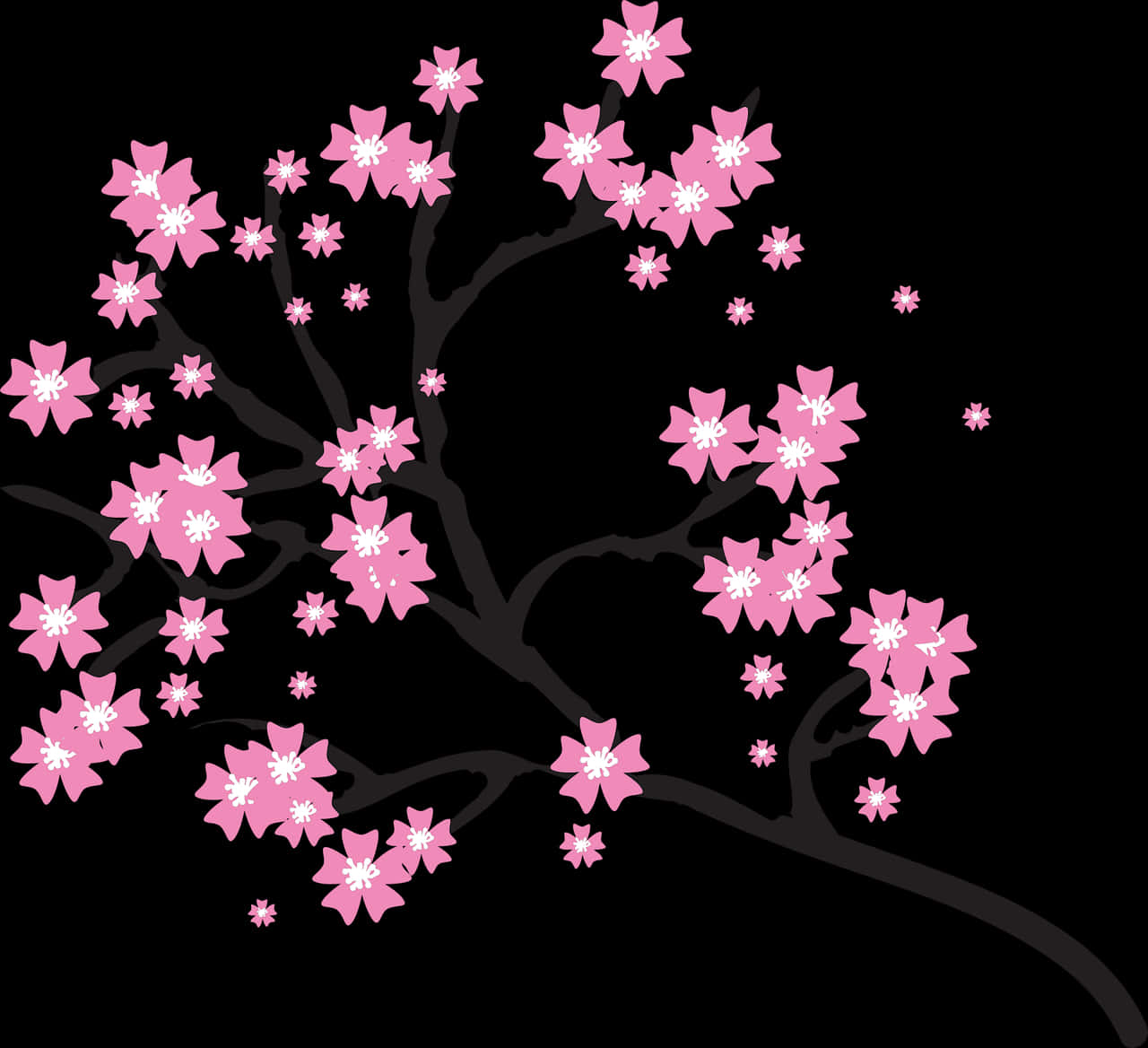 Cherry Blossoms Clip Art, HD Png Download