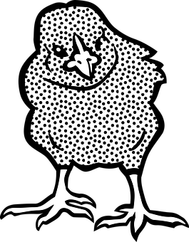 Stylized Chicken Illustration