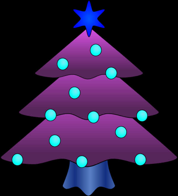 Stylized Christmas Tree Illustration