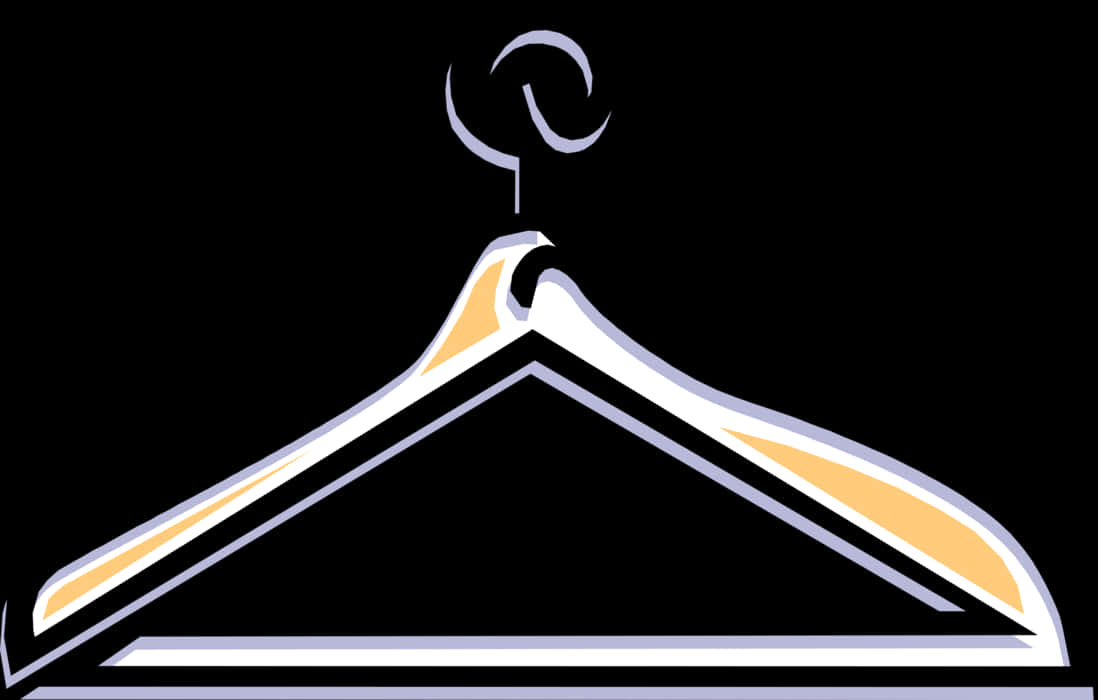 Vector Illustration Of Clothes Hanger Or Coat Hanger - Hanger Clipart Png, Transparent Png PNG image with a transparent background, free high-resolution download