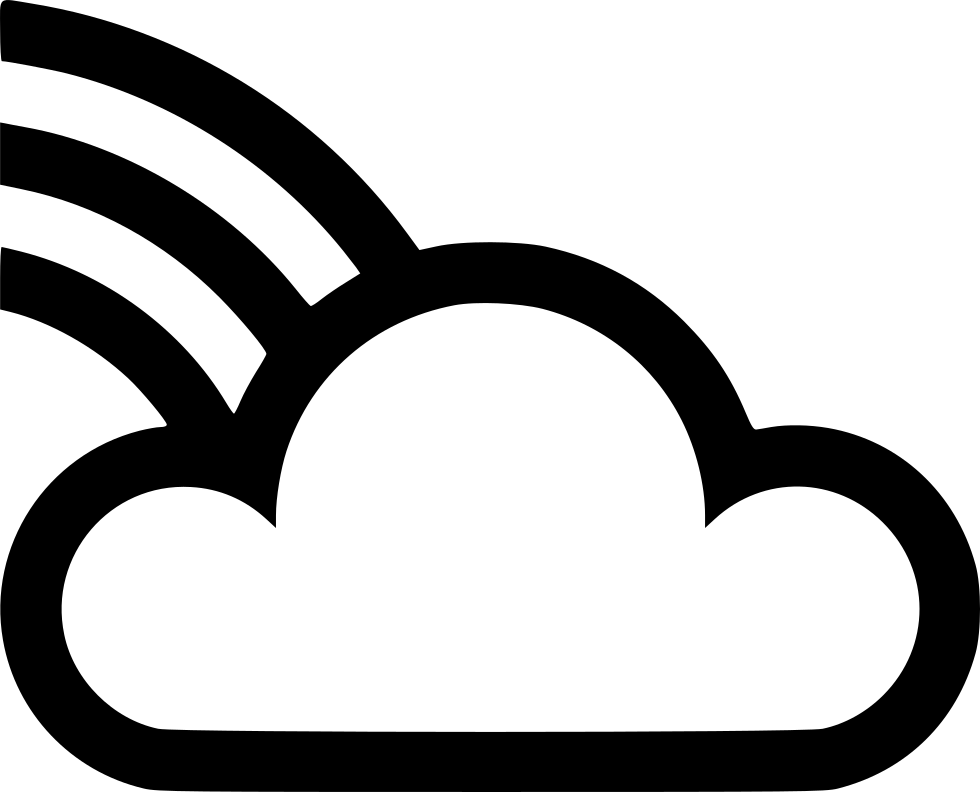 Cloud Rainbow Comments - Cloud Rainbow Clipart Png, Transparent Png PNG with transparent background