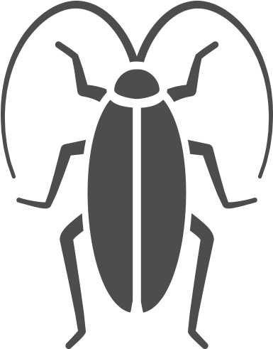 Stylized Cockroach Icon PNG image with a transparent background, free high-resolution download