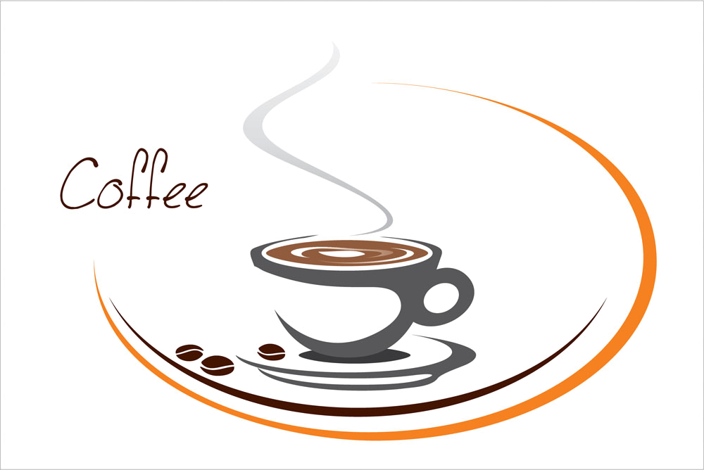 Stylized Coffee Cup Logo