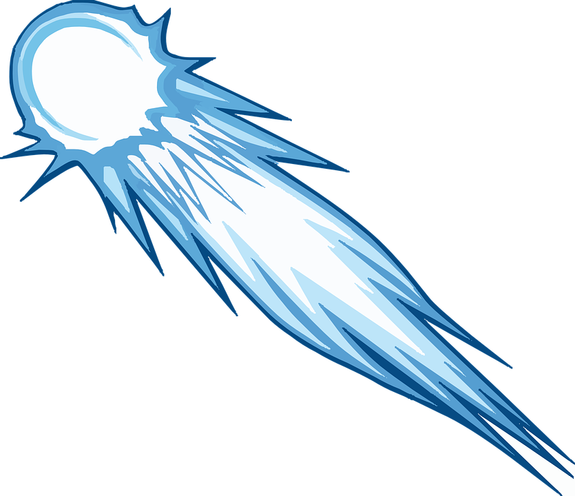 Stylized Comet Illustration