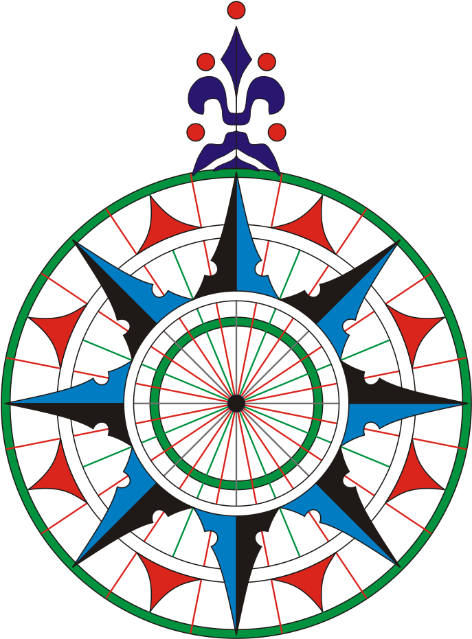 Compass Rose Png Clipart , Png Download - Rosa De Los Vientos Png, Transparent Png PNG with transparent background