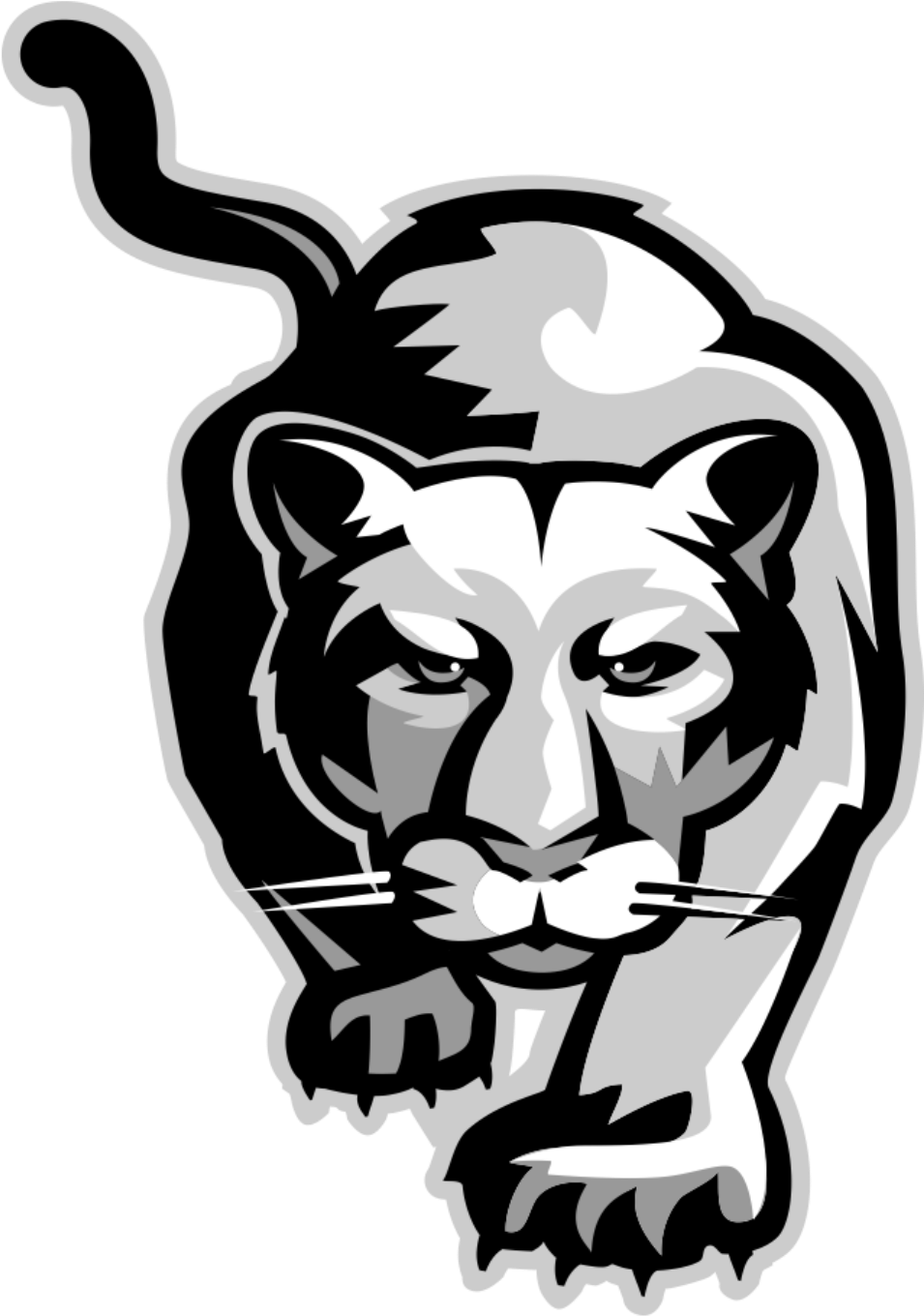 Stylized Cougar Graphic