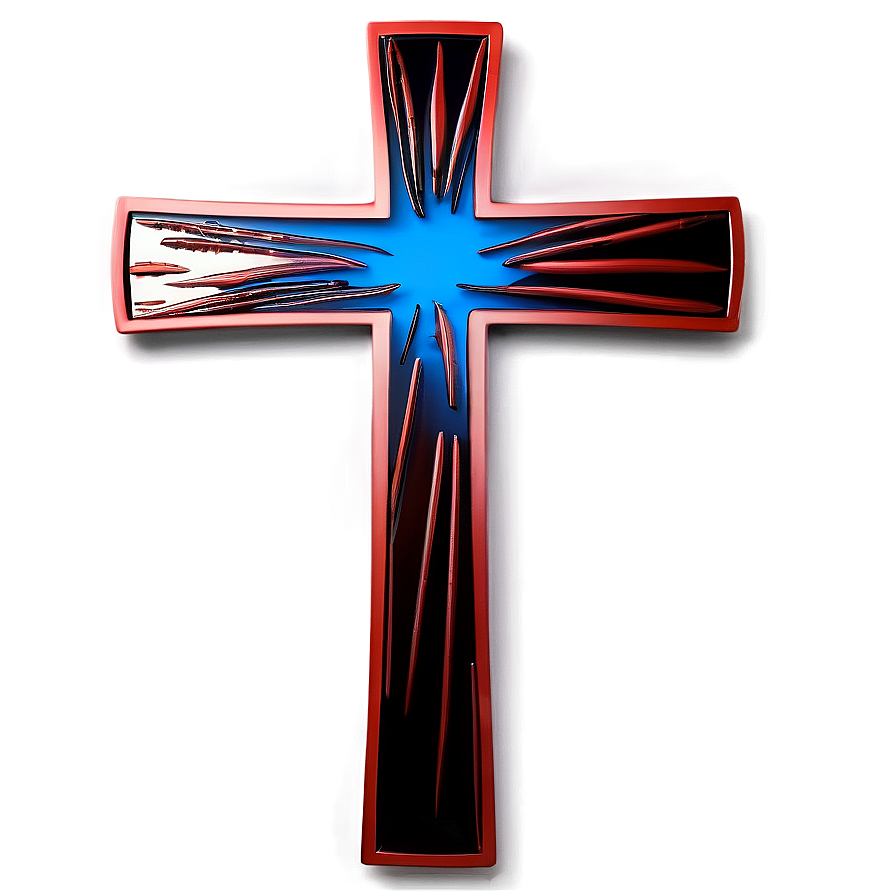 Stylized Cross Outline Png Hqq