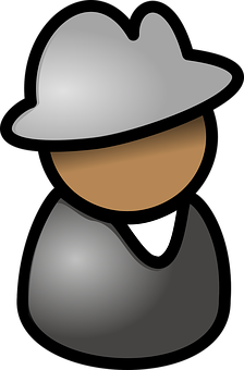 Stylized Detective Icon