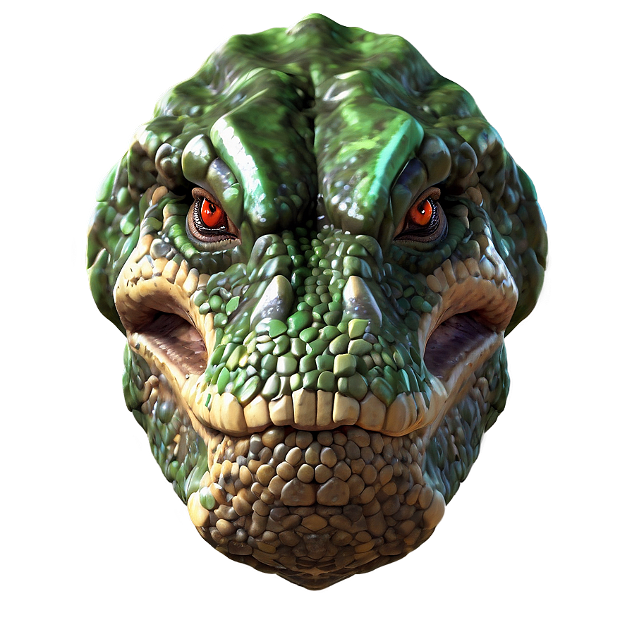 Stylized Dinosaur Head Artwork Png Slg54