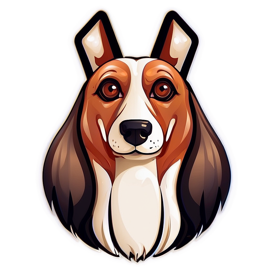 Stylized Dog Head Png Uhq5